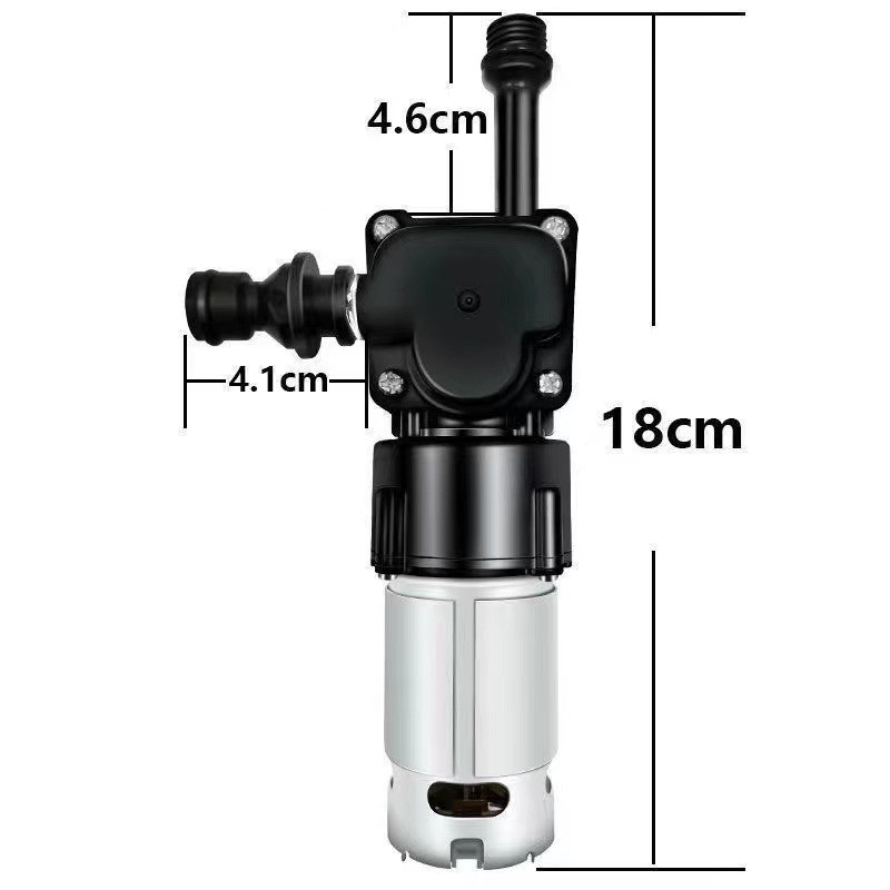 ปั๊มน้ำล้างรถ RS550 12V/21V/24V แรงดันสูง 18L/min อะไหล่เครื่องฉีดน้ำไร้สาย ทนทาน รับประกัน