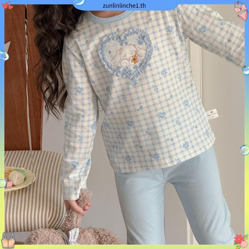 Sanrio Love Pijamas/ ชุดนอนเด็กผู้หญิง/ ชุดนอนเด็กผู้หญิง