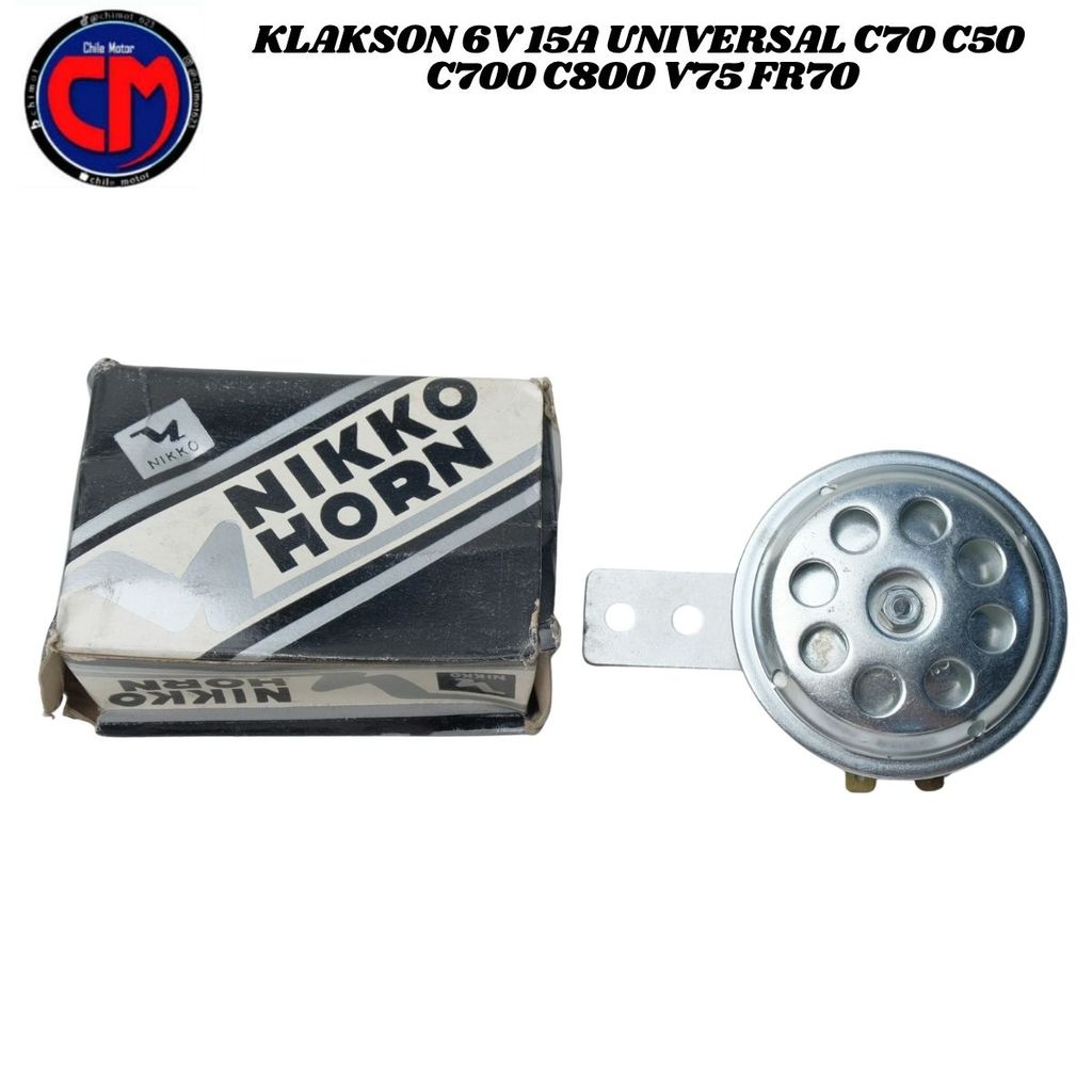 Universal 6V 1.5A Bell Horn สามารถใช้สําหรับ Honda C70 C 70 C50 C 50 C700 C 700 C800 C 800 V75 V80 V