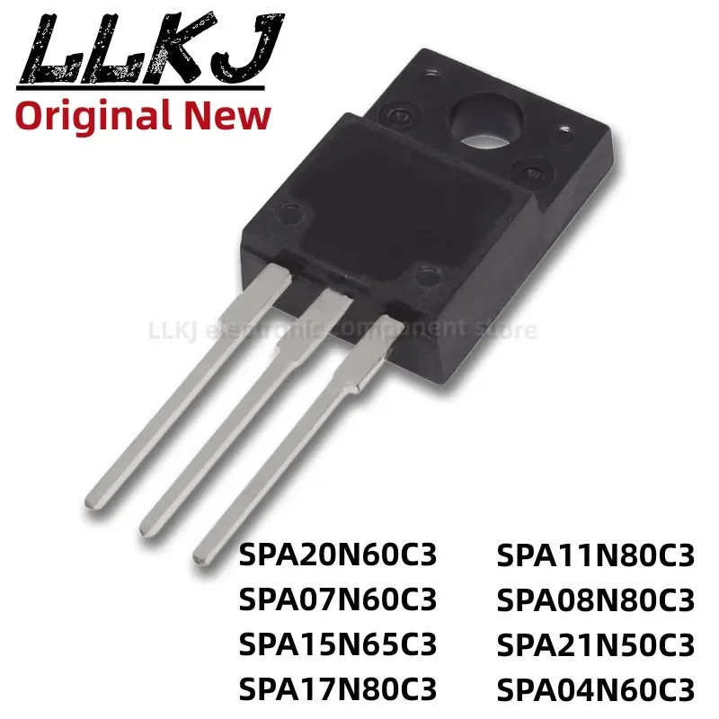 1-5PCS SPA20N60C3 SPA07N60C3 SPA15N65C3 SPA17N80C3 SPA11N80C3 SPA08N80C3 SPA21N50C3 SPA04N60C3 SPA04