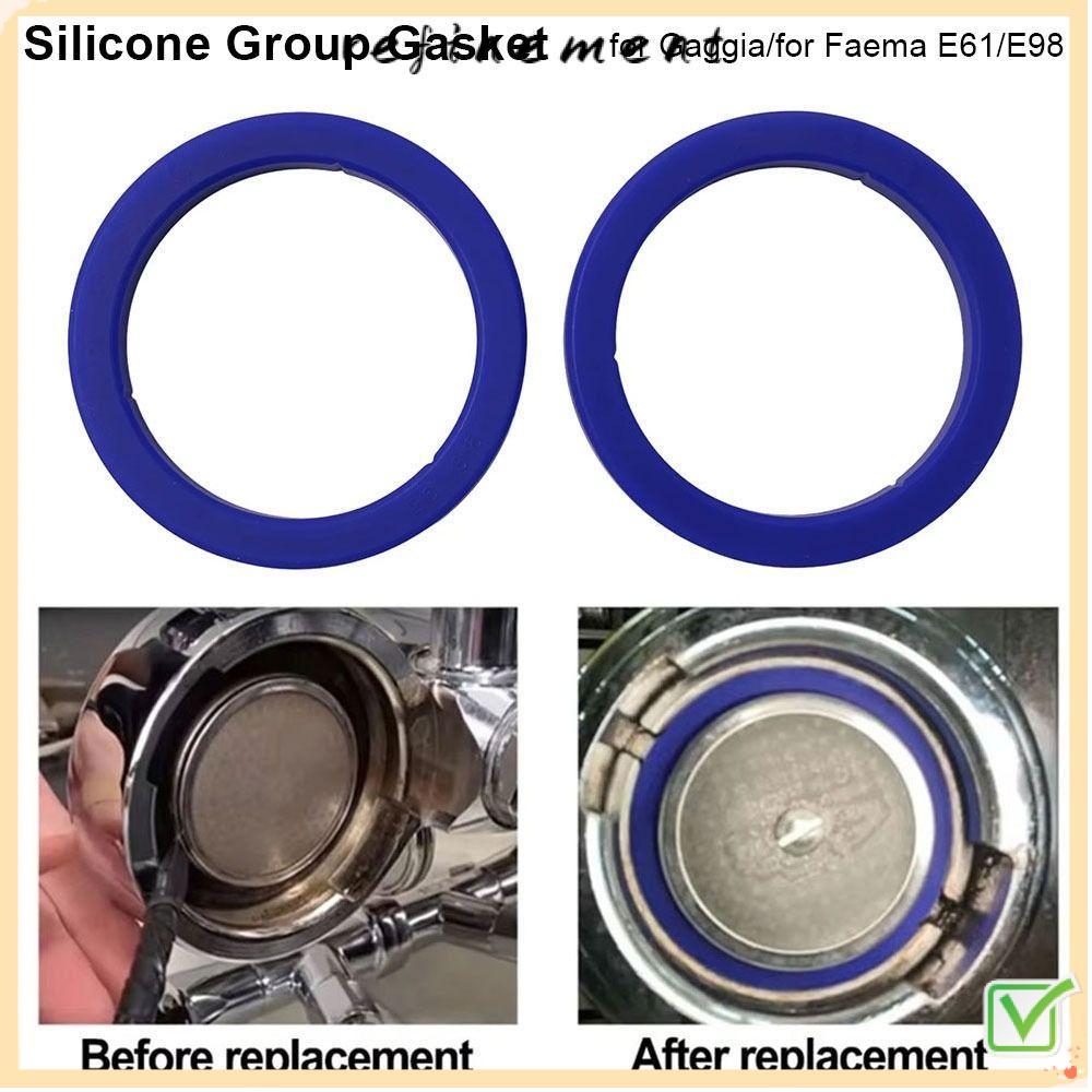 REFINEMENT 1 ชิ้นซิลิโคนกลุ่มปะเก็น, 8.5 มม.E61 Group Head Seal Kit, Leakproof O-Ring ปะเก็น Coffeew
