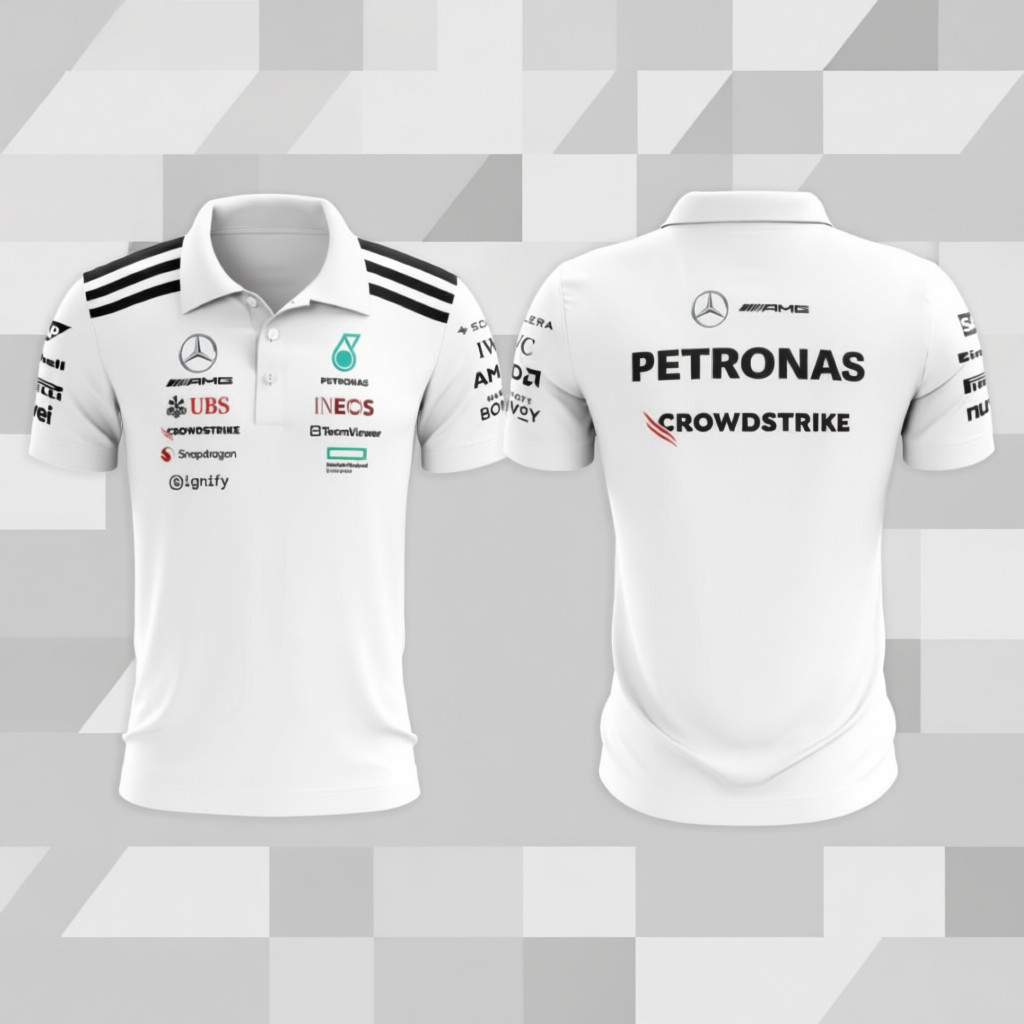 【🍞เสื้อ Polo】 Hot Fashion เสื้อโปโล mercedes ไซส์ s -3xl  เนื้อผ้า cotton Short Sleeve Polo