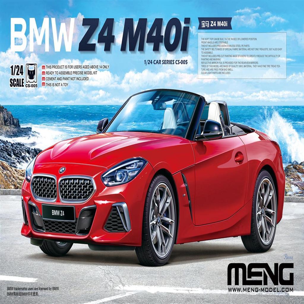 MENG CS-005 1/24 BMW Z4 M40i โมเดลประกอบพลาสติก