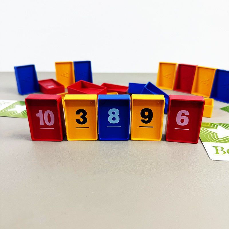 JUA DaVinci's Brilliant Code Board Game Toy for Children and Adults, Educational Training Number Gam