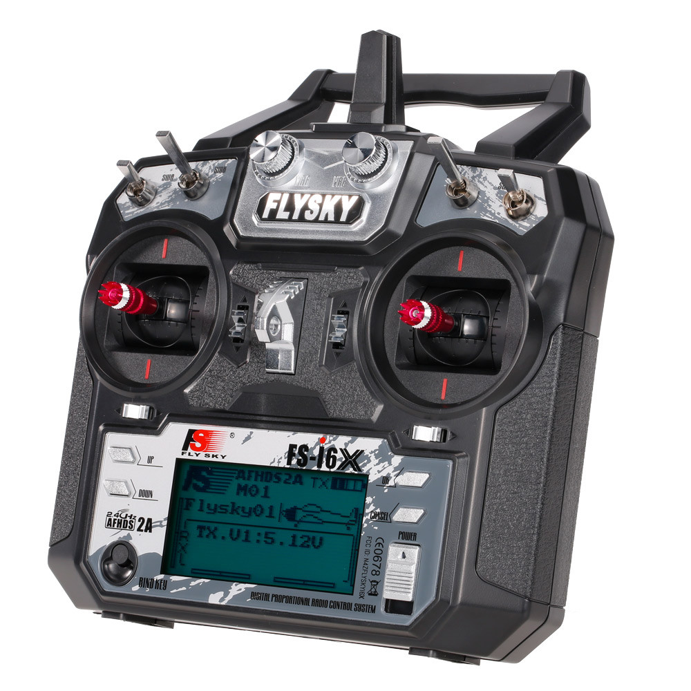 Calinodesign Flysky FS-i6X 2.4GHz 10CH AFHDS 2A RC เครื่องส่งสัญญาณ FS-iA6B สําหรับ Drone เครื่องบิน