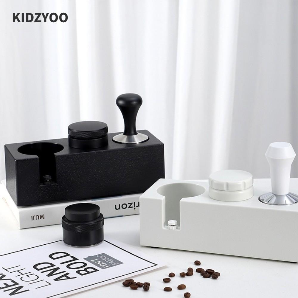 KIDZYOO ที่วางบาร์กาแฟ, ABS Non Slip Espresso Coffee Tamper Station, Universal 51/53/58 มม.2 in 1 Coffee Tamper ฐาน Cafe Supplies