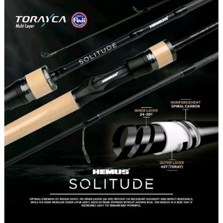 Joran Galatama HEMUS SOLITUDE - Carbon dan Ring Fuji