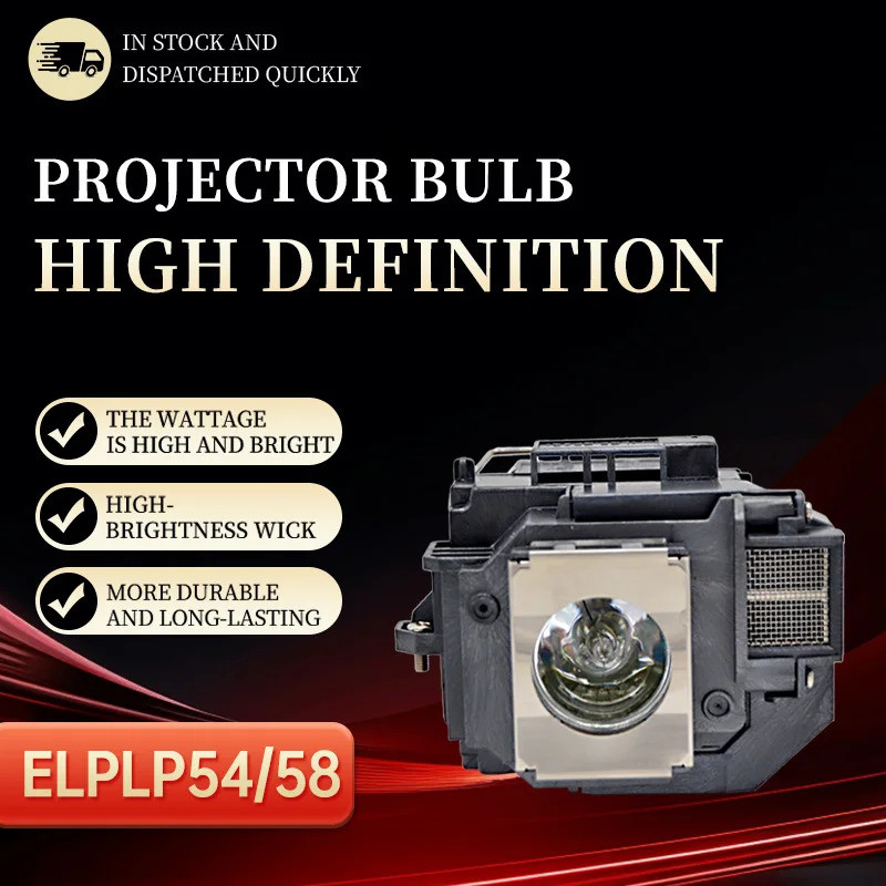ใช้งานร่วมกับหลอดไฟโปรเจคเตอร์ V13H010L58 เหมาะสําหรับ EB-S10 UHE 230W ไม่มีโปรเจคเตอร์แสงที่อยู่อาศ