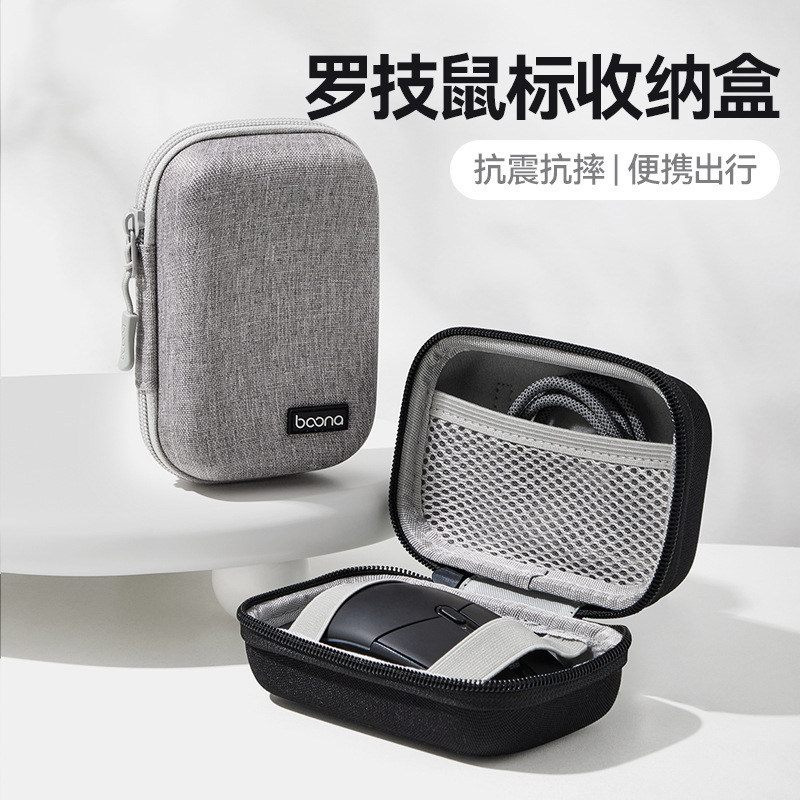 กล่องเก็บเมาส์กันกระแทกเหมาะสําหรับ Logitech M750/G102M650/G705 เคสป้องกันแบบพกพา EVA Hard Case