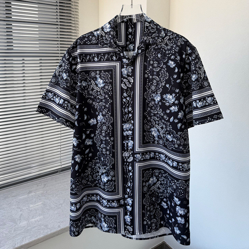 9U95 Fe**i Spring and summer new European and American fashion youth popular digital print men's sho