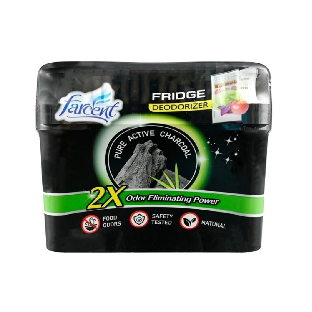 [สินค้าส่งด่วน]  ฟาร์เซนท์เจลถ่านขจัดกลิ่นในตู้เย็น150 FARCENT CHARCOAL DEODORANT REFIGERATOR 150 G