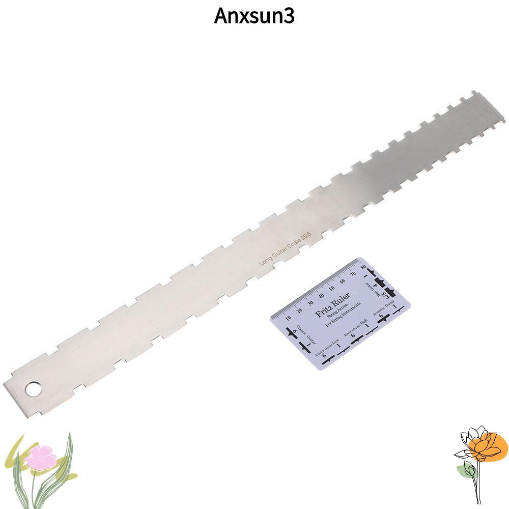 ANXSUN3 กีตาร์คอ Gauge Acoustic Leveling Straight Edge พร้อม String Action ไม้บรรทัดสําหรับ Gibson ส