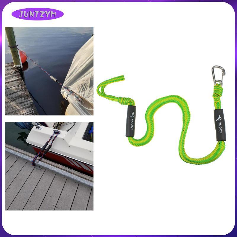 [juntzym] Bungee Dock Line Boat Ropes 4ft Boat Docking Rope with Clip Boat Dock Rope Boat