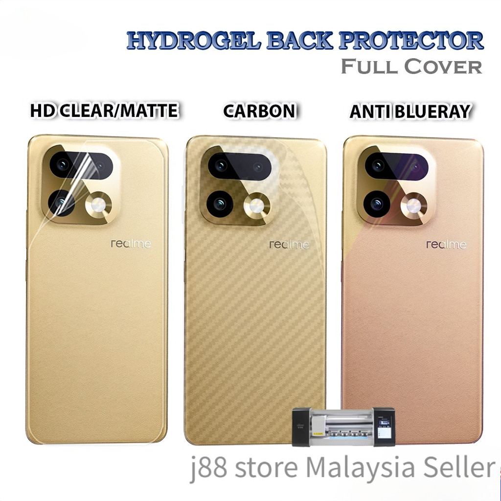 Realme 16 Pro Plus 15 15 Pro 15x 9 Pro 9 Pro+ 8 7 5G 7i 7 X7 X7 Pro Hydrogel Back Protector