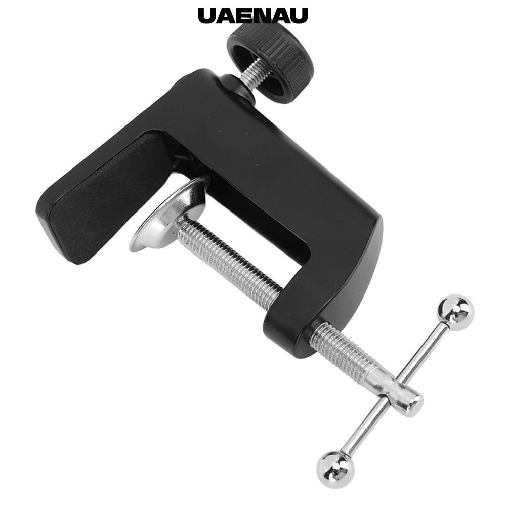 UAENAU Desk C Clamp, ขนาดเปิดสูงสุดแคลมป์โลหะ Table Mount Clamp, วัสดุอลูมิเนียมทนทาน 2.4 นิ้ว 61 มม