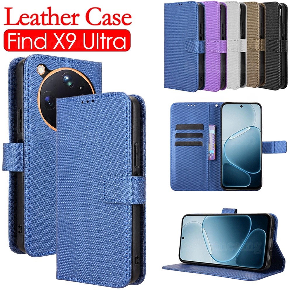สําหรับ FindX9 Ultra Flipเคสโทรศัพท์หนังสําหรับOppoค้นหาX9 Ultra X9Ultra X9pro X9s Pro X9SPro FindX9