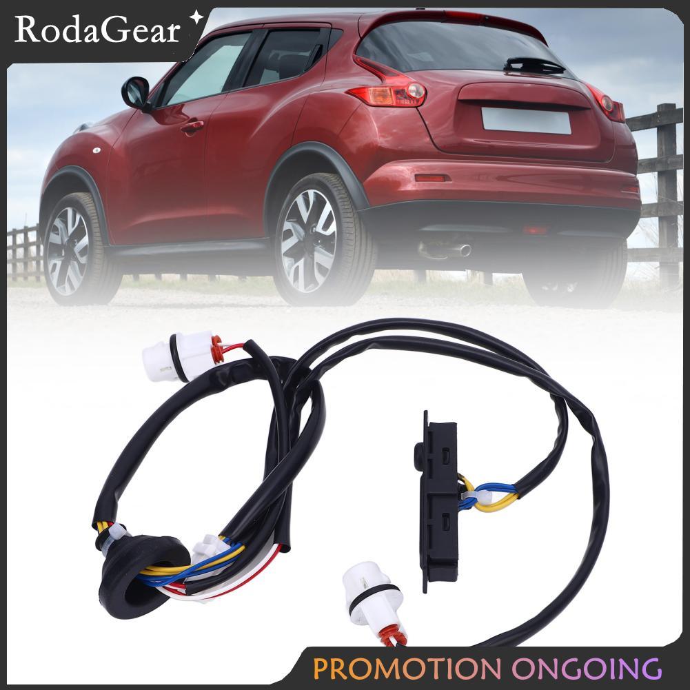 RodaGear Trunk Release ปุ่มสบาย Grip ด้านหลัง Tailgate สวิทช์ Impact Proof เปลี่ยนฝาปิดสำหรับ Juke 2011-2017