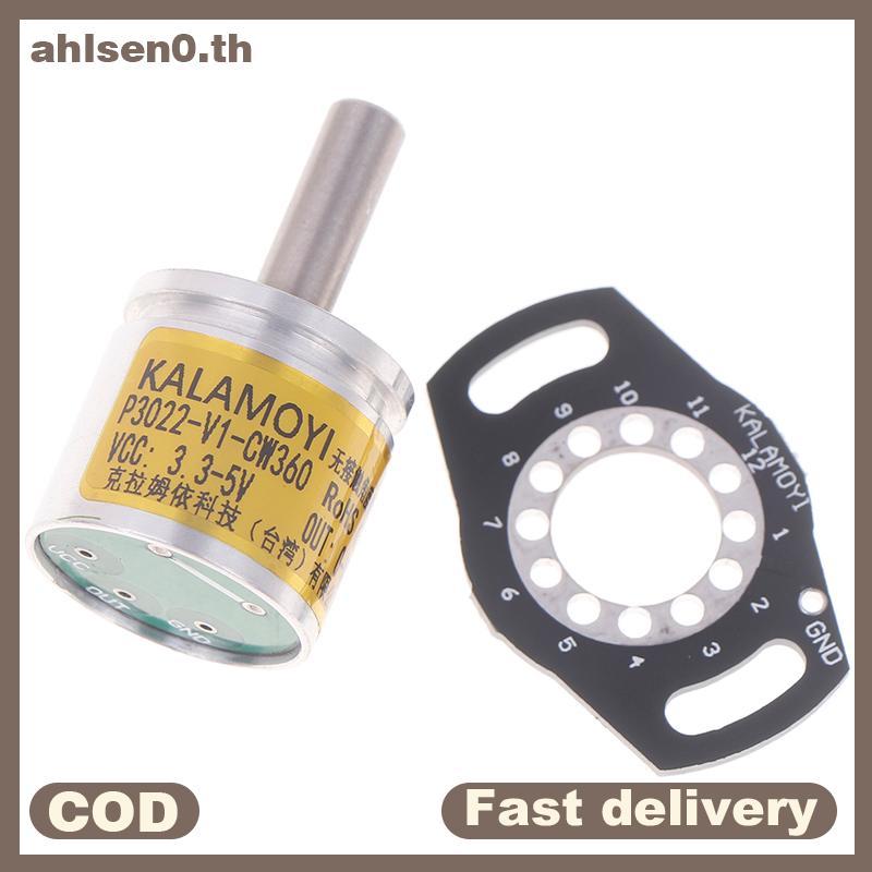 Ahlsen0 1 PCS P3022-V1-CW360 กันน้ํา Rotary Hall เซ็นเซอร์มุม 0-360 องศา Full Circle Magnetism ใหม่เ