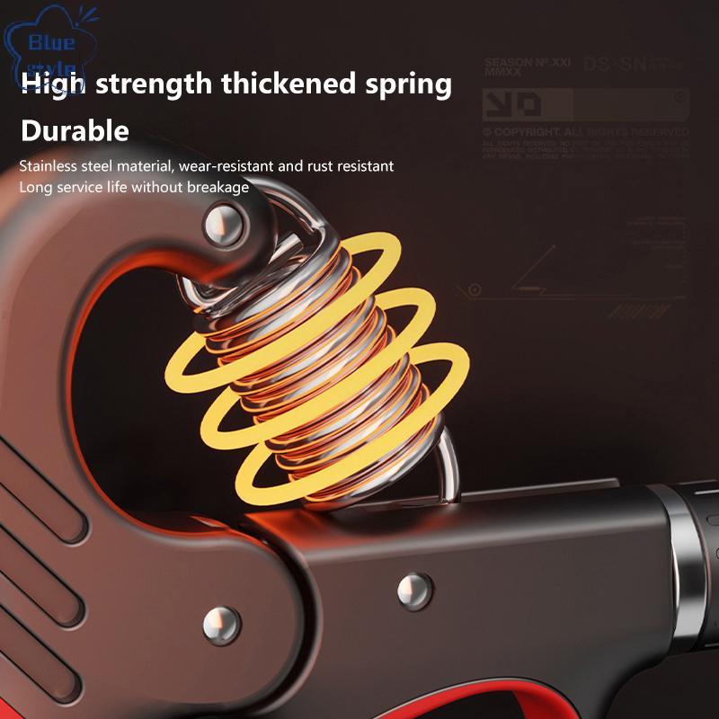 Bluestyle 5-100 KG Grip Strength Trainer ข้อมือ Expander ปรับความต้านทานฟิตเนส Gym การฝึกอบรม Hand G