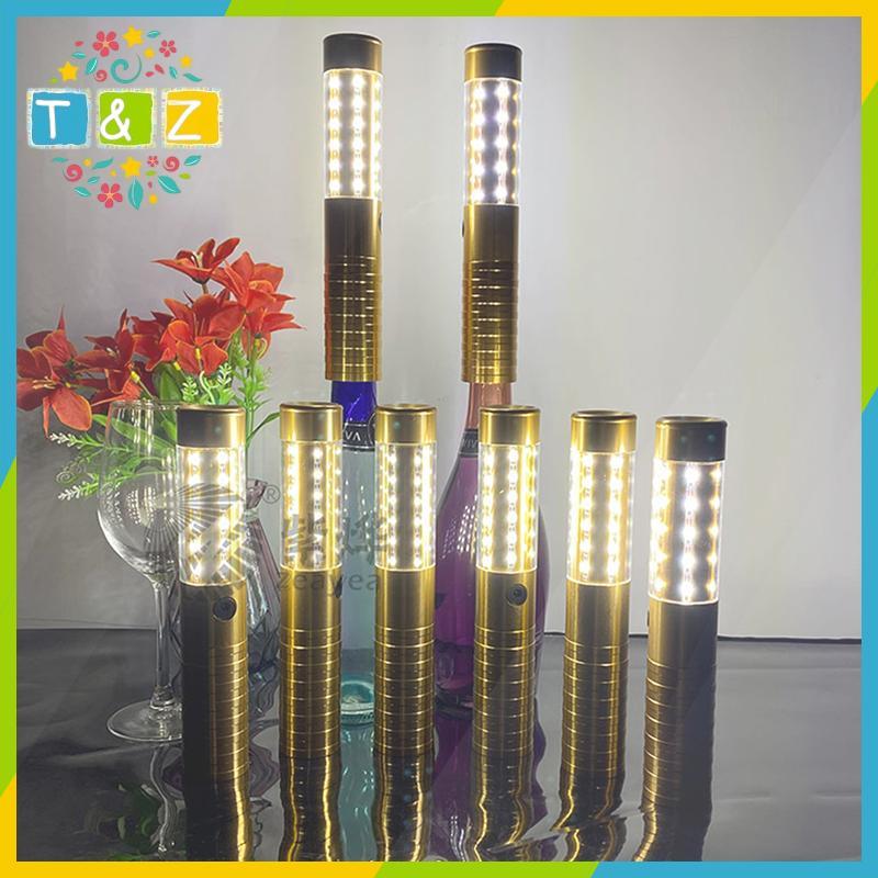 [T&Z] LED Strobe บริการขวดแชมเปญ Sparkler สําหรับ VIP ไนท์คลับ KTV Bar LED แฟลช Stis ขวดแฟลช (vn)