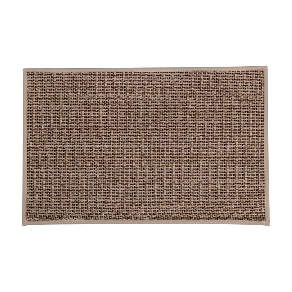 HomeHuk พรมเช็ดเท้า รุ่นเนิร์ด ขนาด 40 x 60 ซม. - สีหินทราย