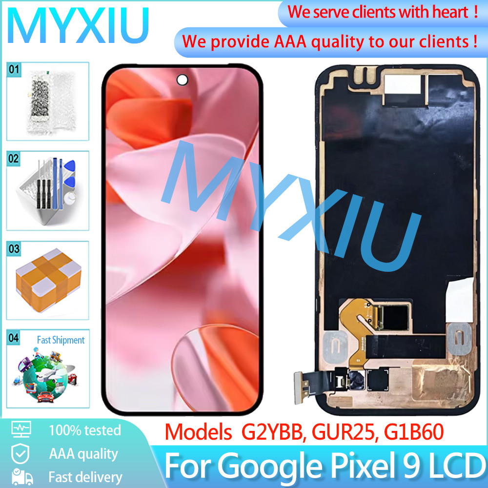 6.3 "Original OLED 120HzสําหรับGoogle Pixel 9 G2YBB GUR25 G1B60 จอแสดงผลLCD Touch Panel Screenพร้อมก