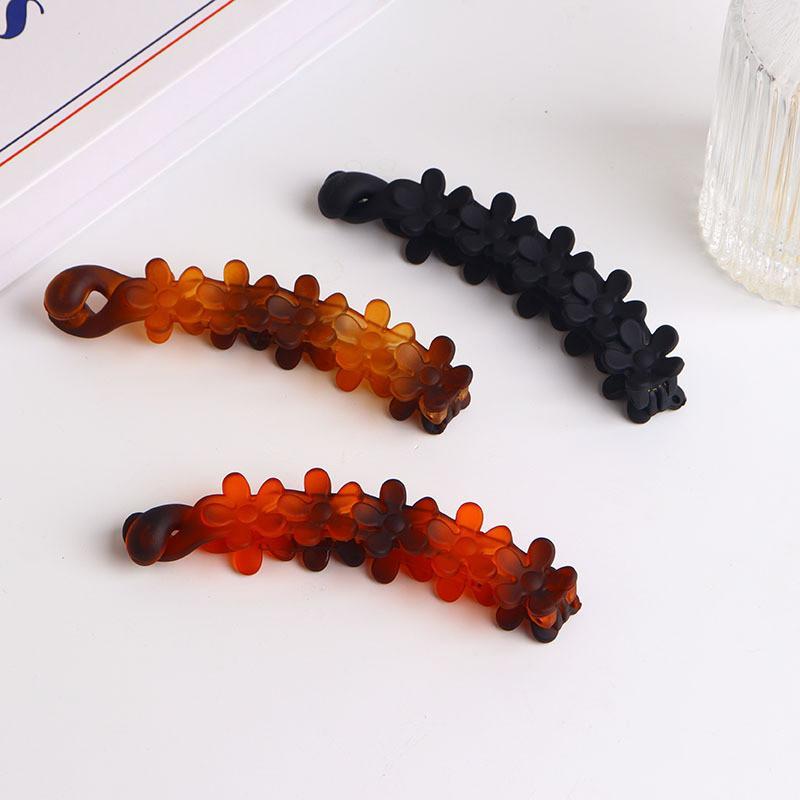 GC - 11CM - JEDAI SALON FASHION กิ๊บติดผม BANANA CLIP FLOWER MOTIF FASHION สไตล์เกาหลี พรีเมี่ยม
