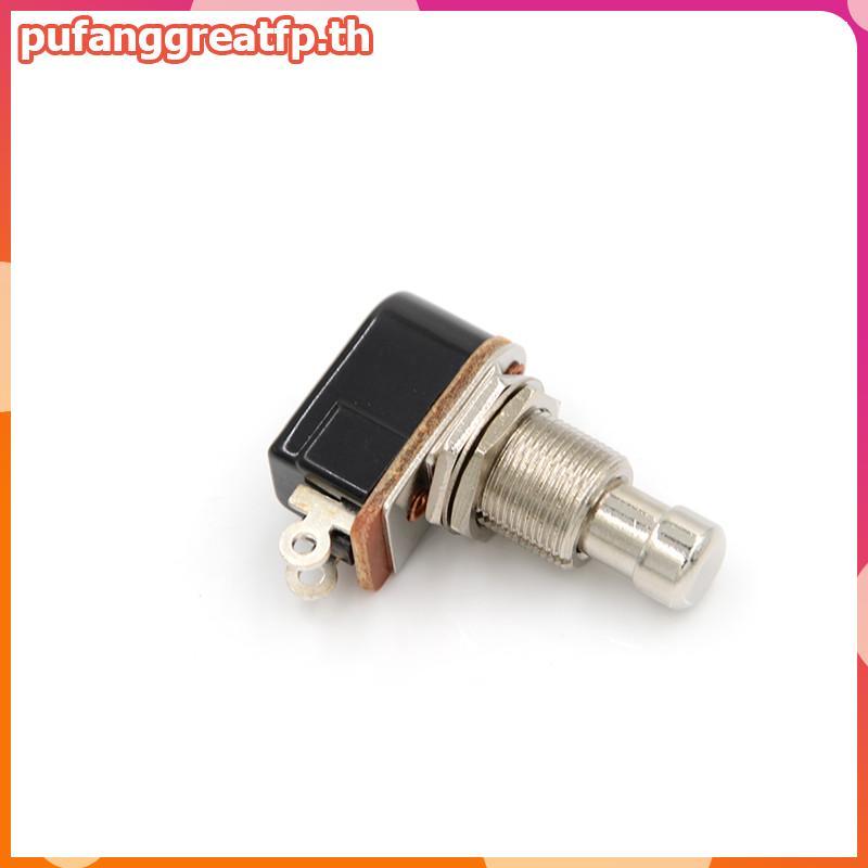 PUCEFP สวิตช์กีตาร์ไฟฟ้าใหม่ Momentary Push Button Foot Switch SPST .