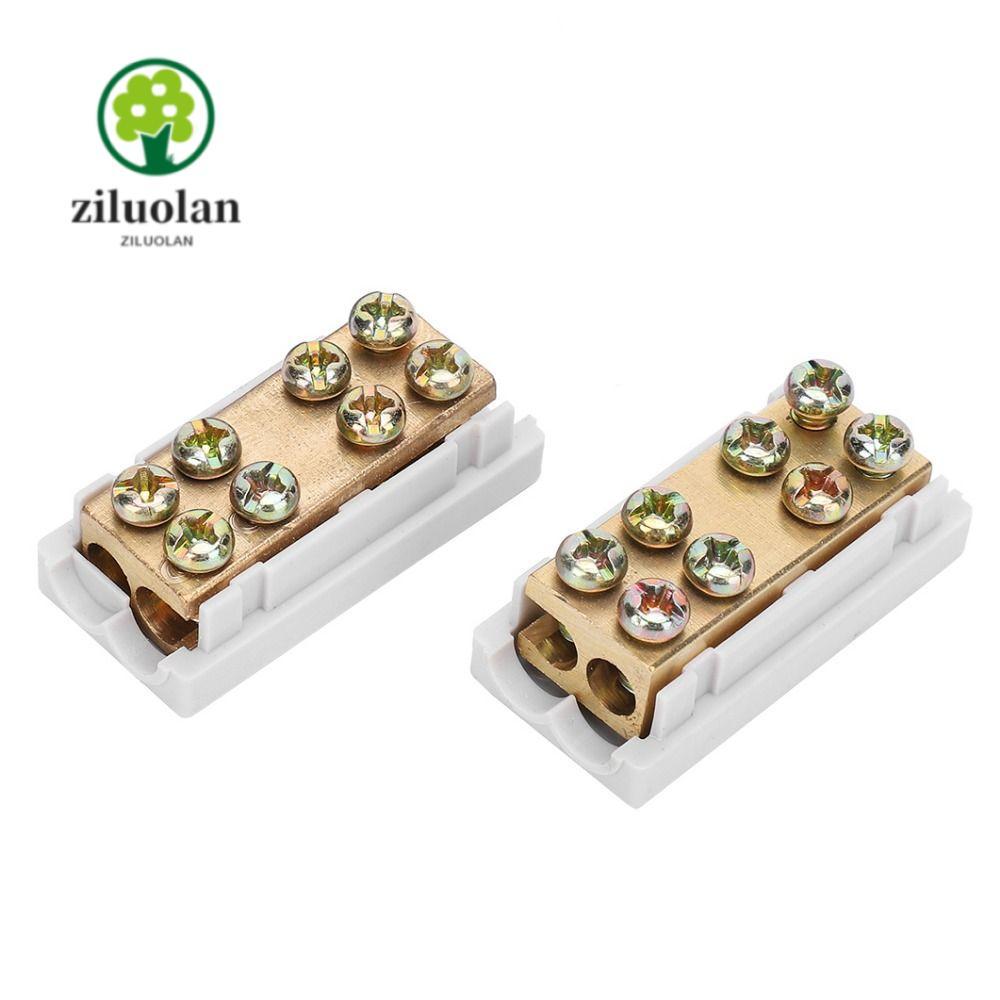 ZILUOLAN 5 ชิ้น Terminal Spliter, 2.5-16mm2 ZK-1316 Parallel Spliter, Parallel Connector 100A วัสดุท