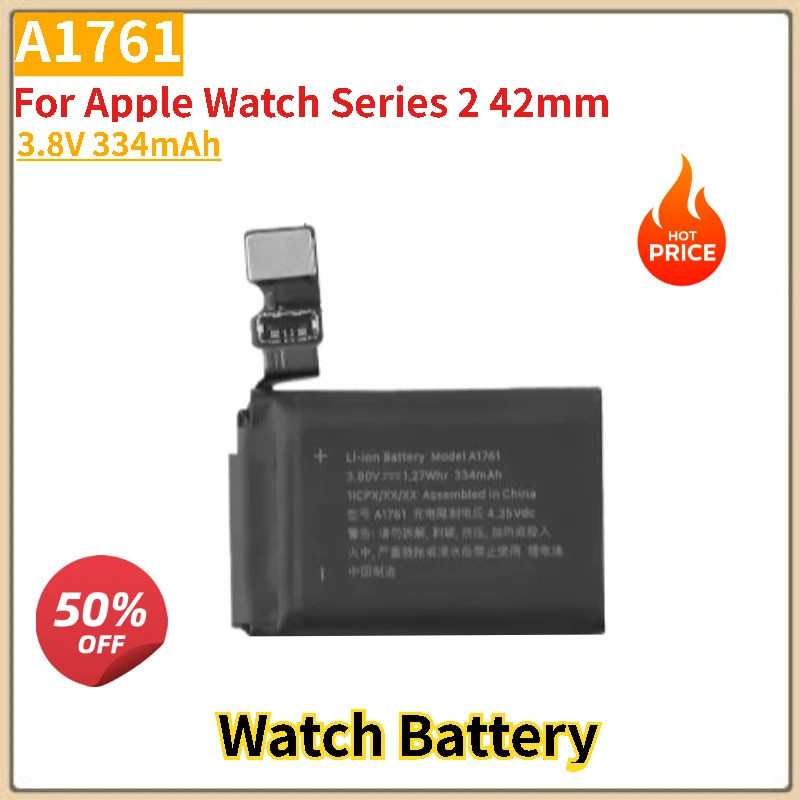 A1761 แบตเตอรี่นาฬิกา 3.8V 334mAh สําหรับ Apple Watch Series 2 42 มม.เปลี่ยนแบตเตอรี่ยี่ห้อ-ใหม่คุณภ