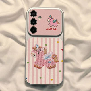 น่ารัก เคส For Samsung A07 A17 A05 A36 A56 A06 A15 A56 A14 A25 A24 A32 A35 S26 S24 S25 Ultra ฝุ่นนุ่มTPUโทรศัพท์ปกหลัง