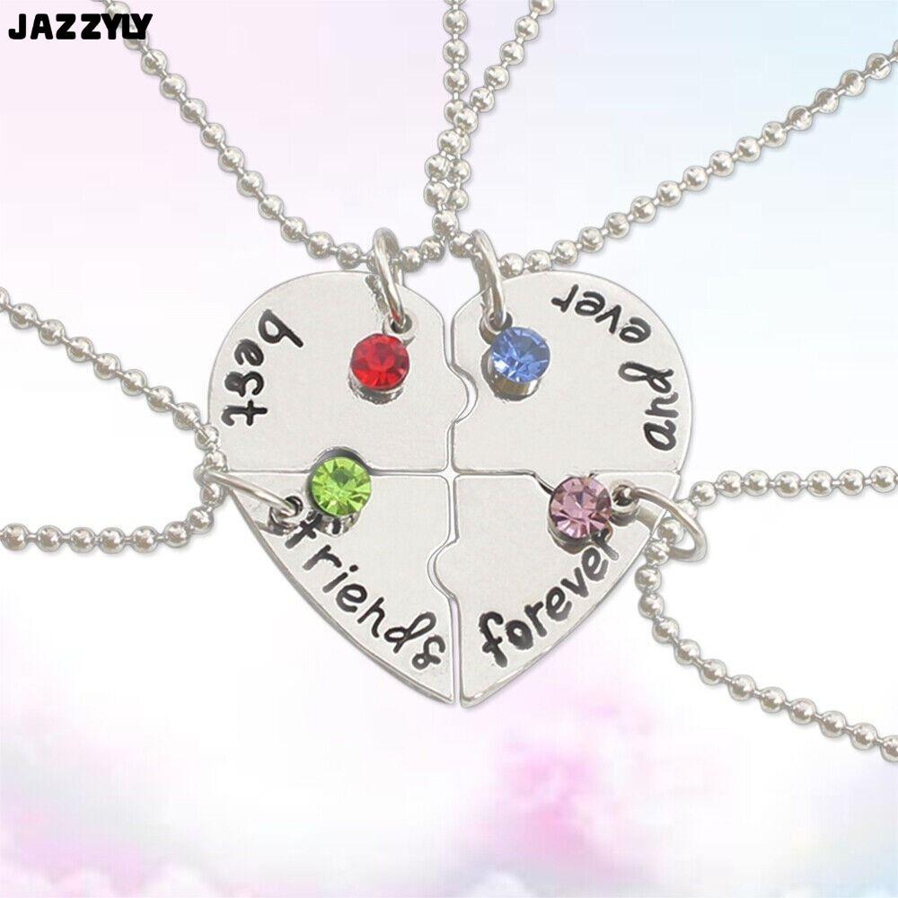 จัดส่งรวดเร็วJAZZYLY 4 Bff Friend Best Friend Froever Nice Gift Necklace
