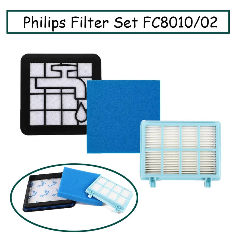ชุดกรอง FC8010/02 สําหรับ Philips PowerPro Compact และ Active FC9571 FC9588 FC9328 FC9330 FC9349 FC9