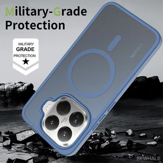 BKWHALE Magnetic Anti Drop Case เหมาะสําหรับ Xiaomi 17T Pro 15T 15T PRO 17 ผิวรู้สึกเคสโทรศัพท์ Matte Anti Shock Cover