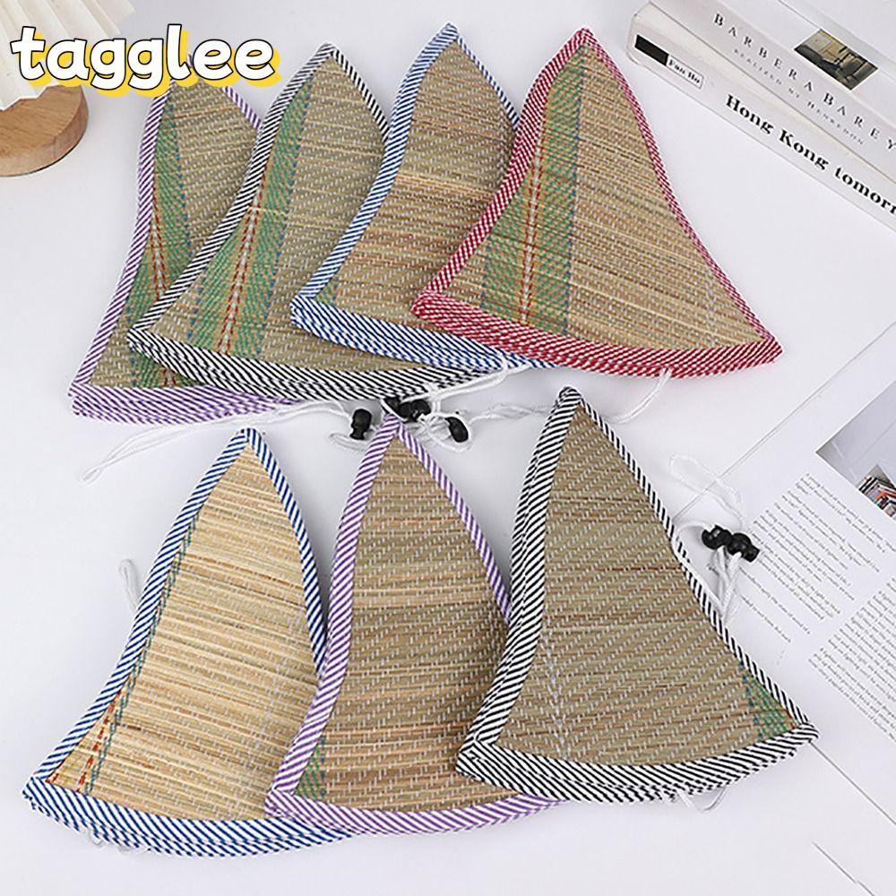 TAGGLEE หมวกฟางหมวกชายหาดปีกกว้างพับได้ หมวกชาวประมงสากล ผู้หญิงผู้ชาย