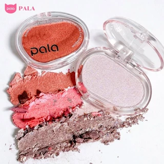 PALA อายแชโดว์ SHINING SOFT AND GLUTINOUS MONOCHROME EYESHADOW ปัดตา สีสวย ติดทน มีกลิตเตอร์ แบรนด์ไทย มีอ.ย.