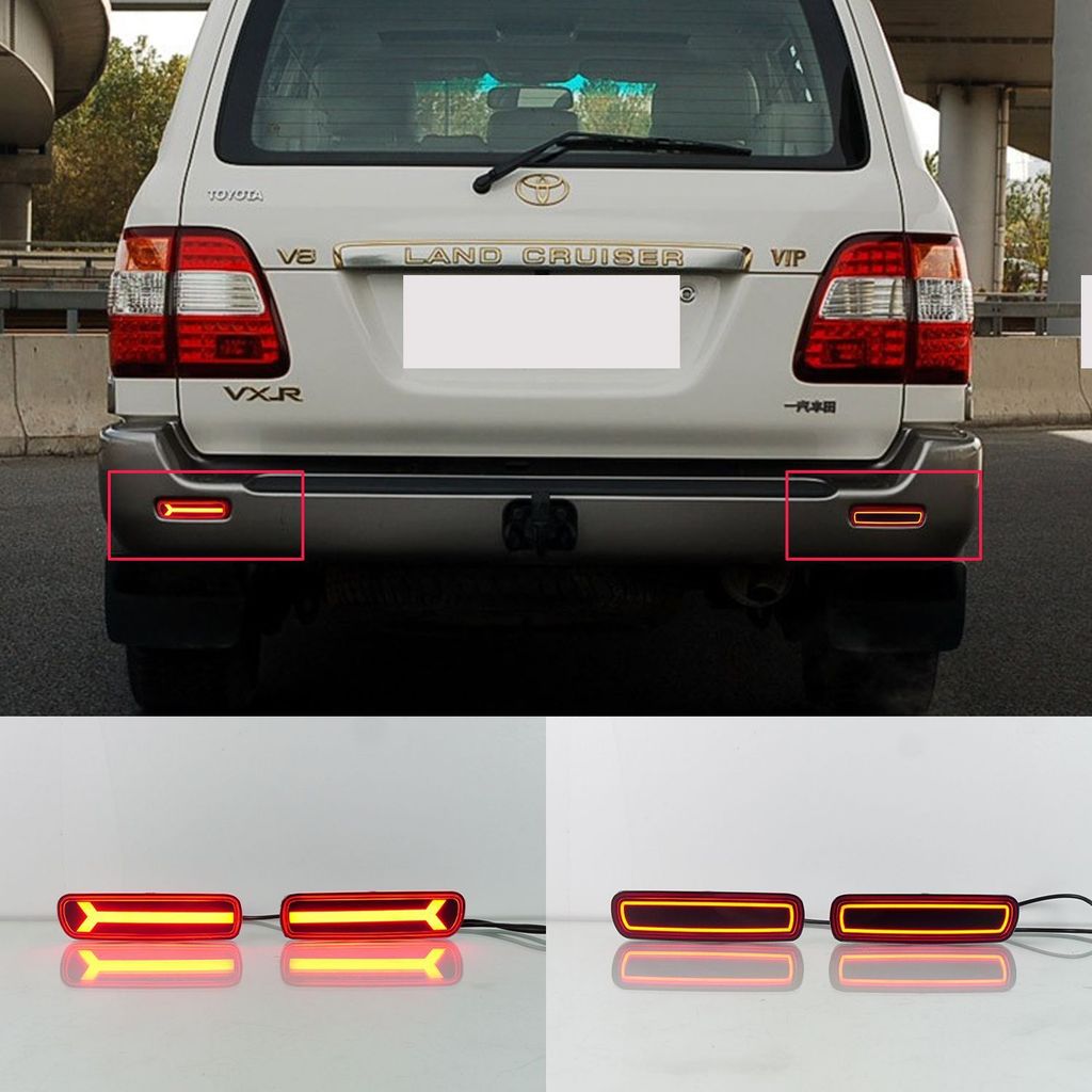 สําหรับ Lexus LX470 1998-2006 ไฟ LED กันชนด้านหลัง