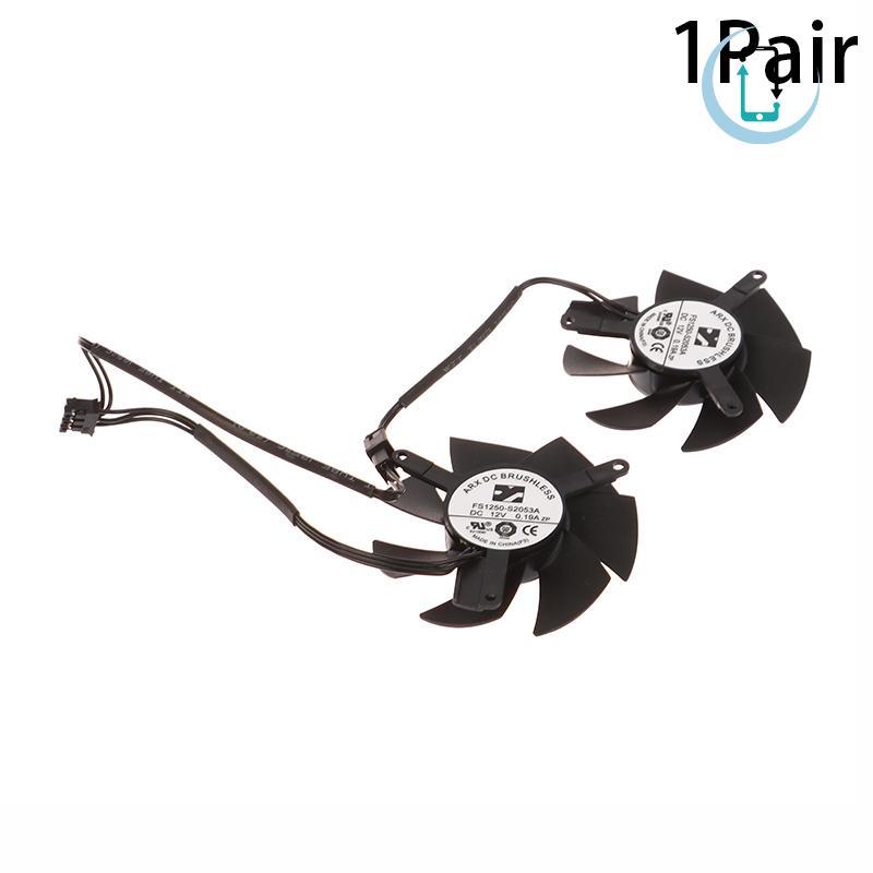 [AT] 1 คู่ FS1250-S2053A 0.19A GPU VGA Video Cooler กราฟิกการ์ดพัดลมสําหรับ GTX 1650 1630 GTX1650 D6