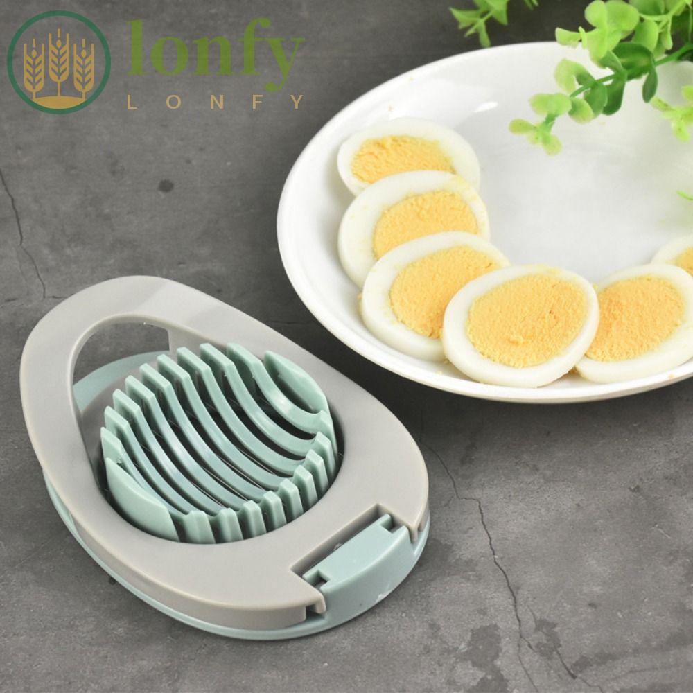 LONFY เครื่องแยกไข่ เครื่องตัดไข่ต้ม สแตนเลส ลวดอลูมิเนียม อุปกรณ์ครัว อเนกประสงค์