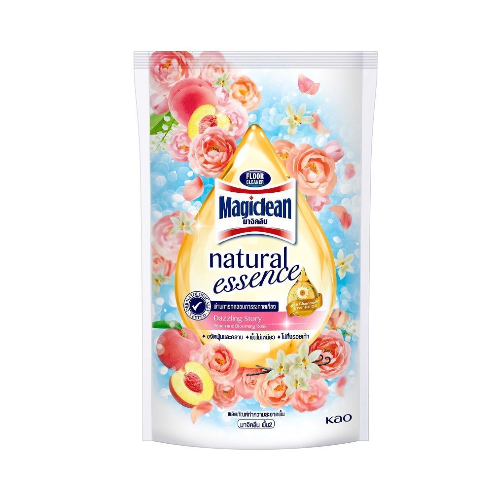 มาจิคลีนเนเชอรัลเอสเซนส์ส้มถุงเติม 700มล MAGICLEANFLOORNATURALDAZZLINGSTORY 700ML