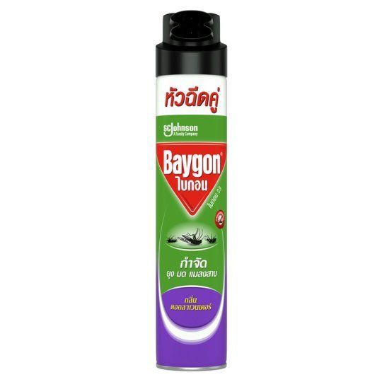[สินค้าส่งด่วน]  ไบกอนเขียวยุงมดแมลงสาบลาเวนเดอร์600มล BAYGON GREEN SPRAY PESTICIDE 600ML.LAVEN ราคา ถูกที่สุด ดีลบีเคเค