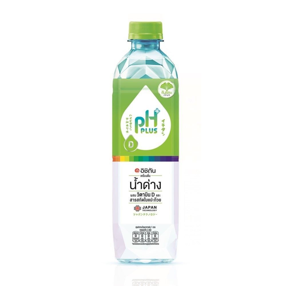 [สินค้าส่งด่วน] อิชิตัน น้ำผสมวิตามินดี+กิงโกะ 550มล. ICHITAN WATER VITAMIN D+GINKGO 550ML.