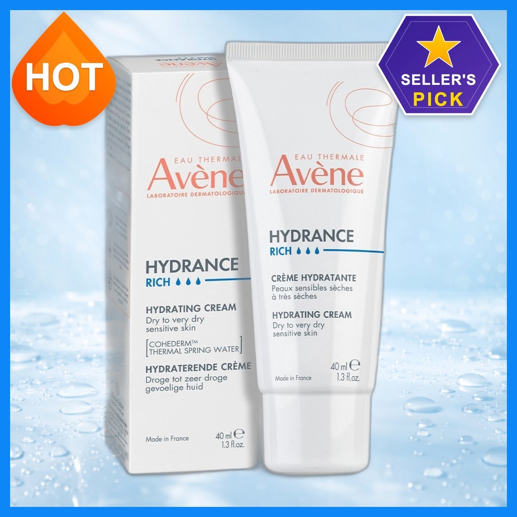 [avene] Hydrance Rich Hydrating Cream, 40ml, 1pc / Korean Moisturizer / Rich Texture / ของแท้ 100% โ