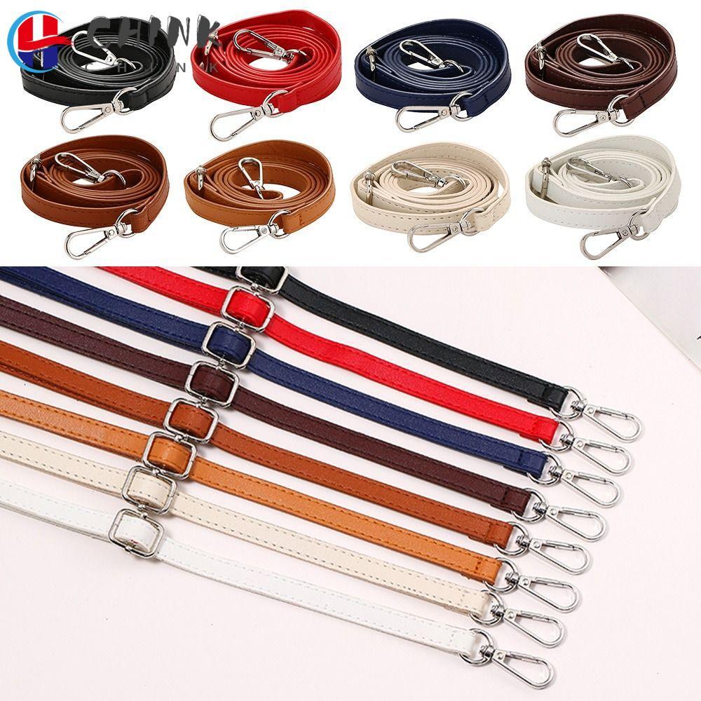 CHINK สายกระเป๋าหนังขนาด 120 ซม. สามารถถอดและปรับแต่งได้ เสริมความสวยงามให้กระเป๋าสะพายข้างผู้หญิง