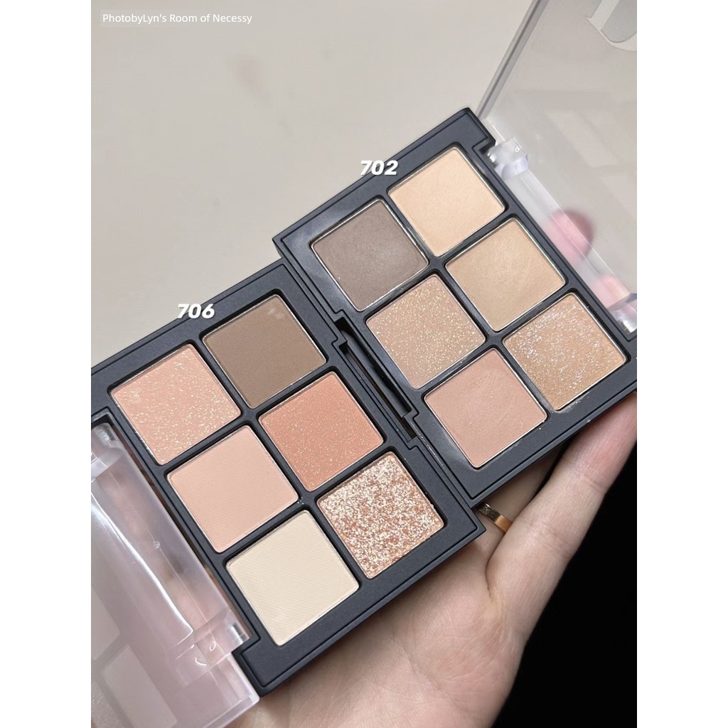 eyeshadow palette พาเลทตา อายแชโด เกาหลีเกาหลี DINTO Monochrome Blush Six-Color Eyeshadow Palette Ma