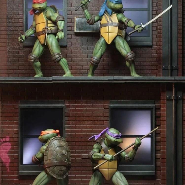 สินค้าภาพยนตร์ 4 เต่านินจา TMNT 2018 SDCC Limited Edition Action Figures รุ่น Boxed Figures
