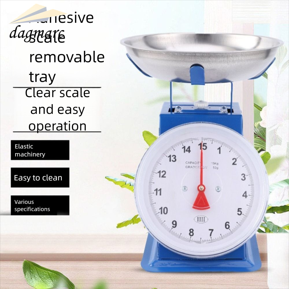 DAGMARC Mechanical Scale,เหล็กคาร์บอนที่ถูกต้อง Dial Scale, 10Kg/20Kg/30Kg มัลติฟังก์ชั่นหนาสปริง Sc