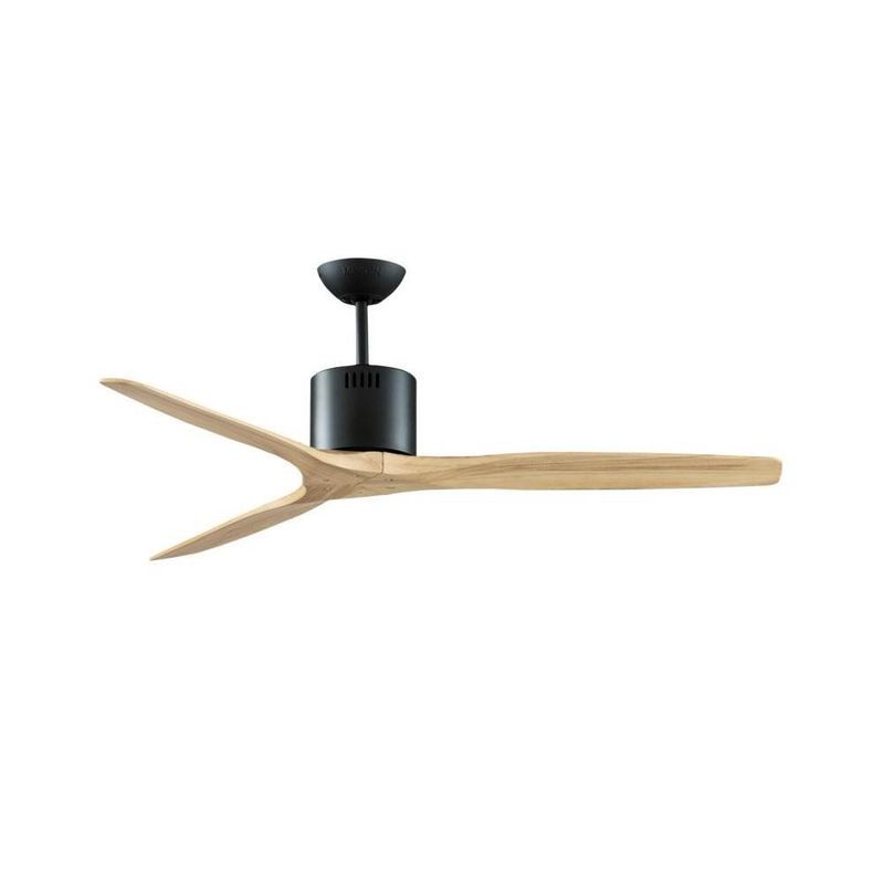 L&E พัดลมKEN-DC MB/NATURAL WOOD+RC DC1/DR 40
