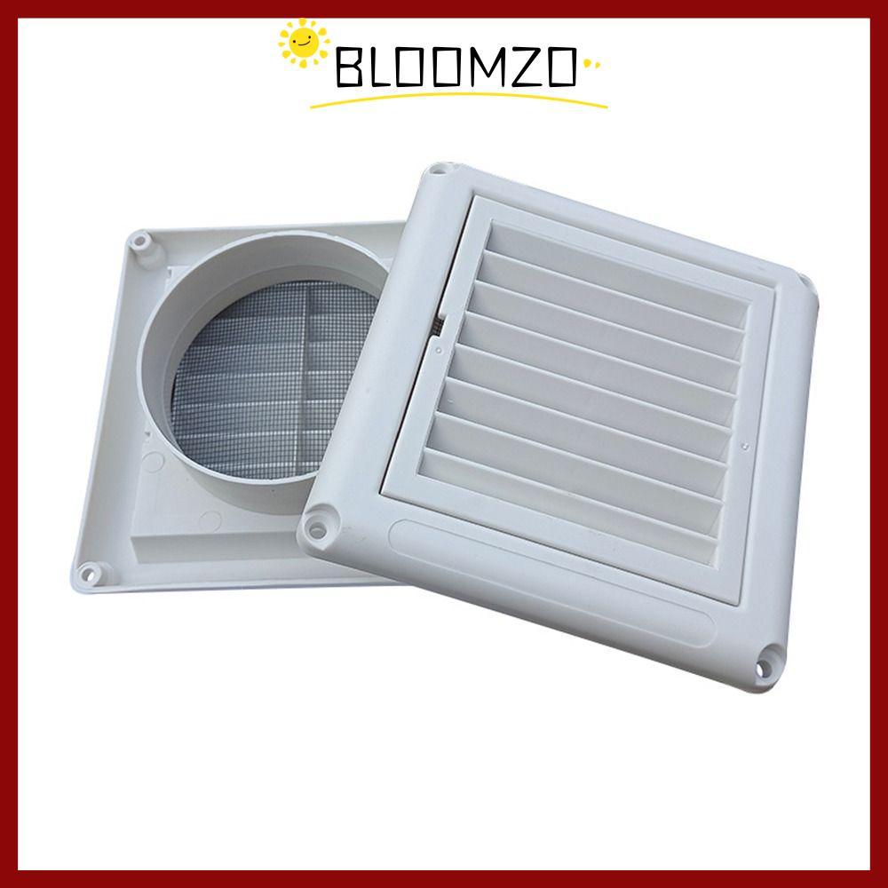BLOOMZO ฝาครอบกระจังหน้าพร้อมช่องระบายอากาศแบบ Louver Vent แผ่นระบายความร้อนและหน้าจอแมลง สําหรับระบบอากาศ PP
