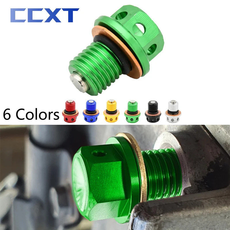 ท่อระบายน้ําน้ํามันปลั๊ก Bolt สกรูสําหรับ Kawasaki Ninja 250R 250SL 400R 600R 650R 750R Z250 Z250R Z